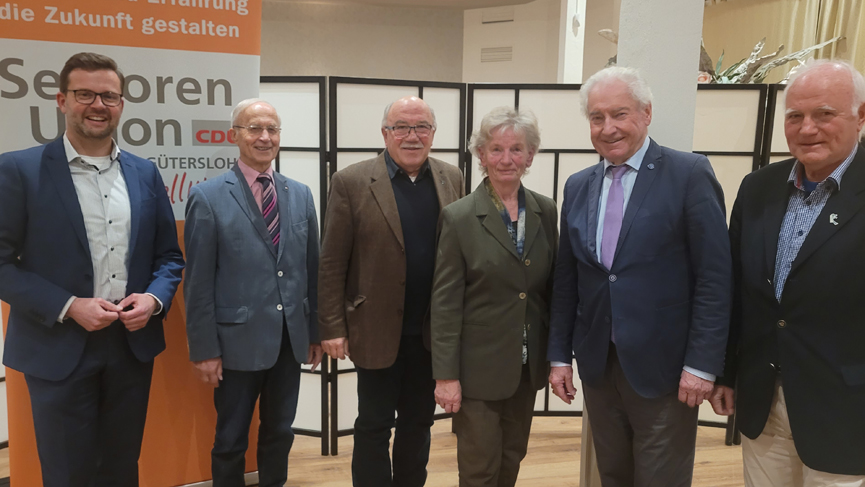Senioren-Union im CDU-Kreisverband Gütersloh wählt neuen Vorstand