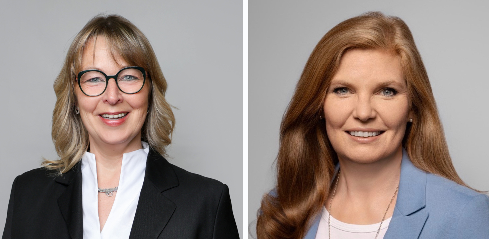 Sandra Wi�mann (l.) und Sybille H�lsmann-Pr�bsting